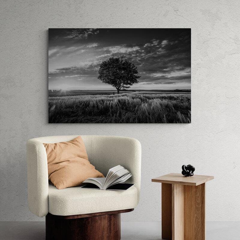 Tableau Arbre Noir et Blanc