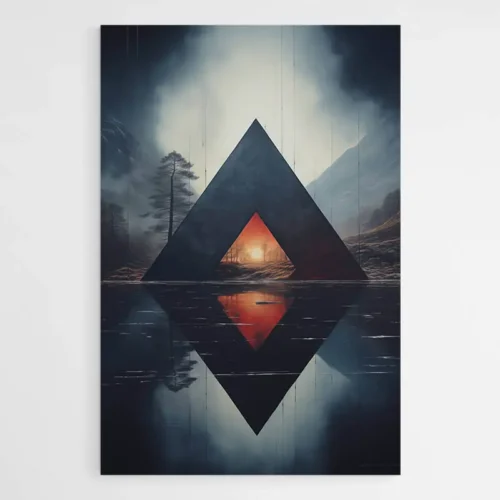 Tableau Scandinave Triangle