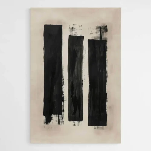 Tableau traits noirs