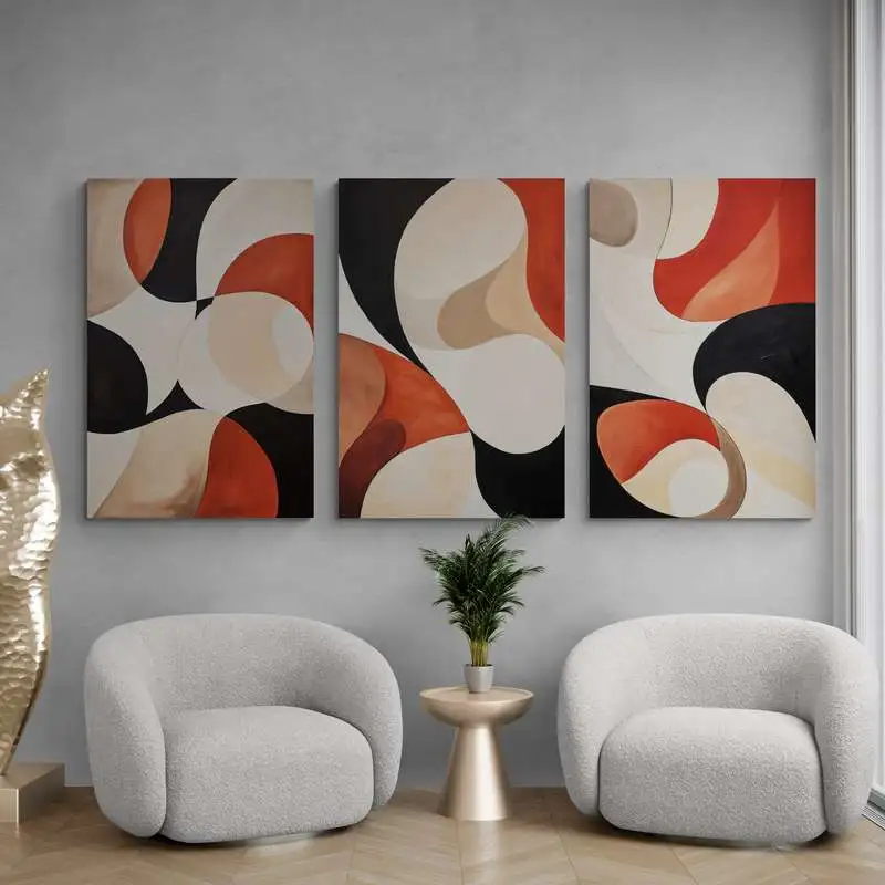 Tableau Triptyque Moderne