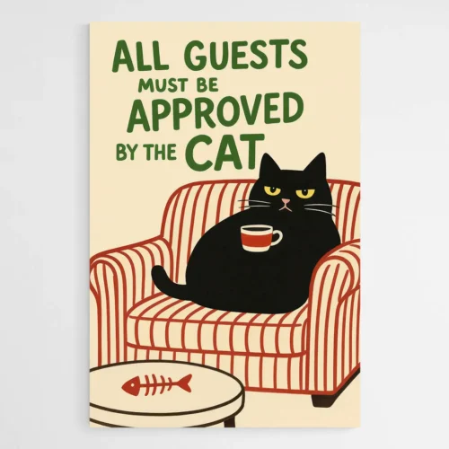 Affiche chat humour