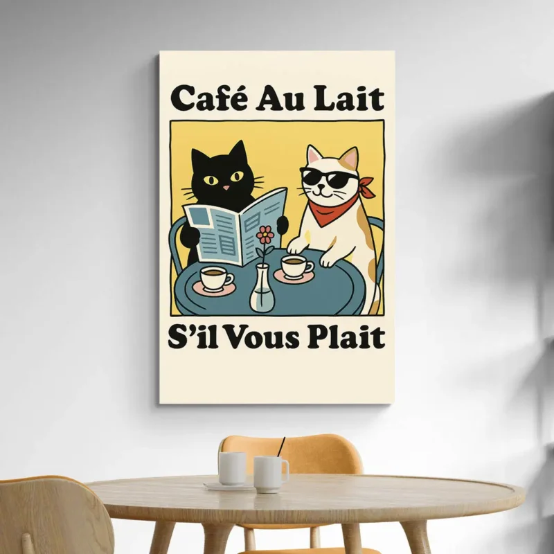 Affiche chats droles