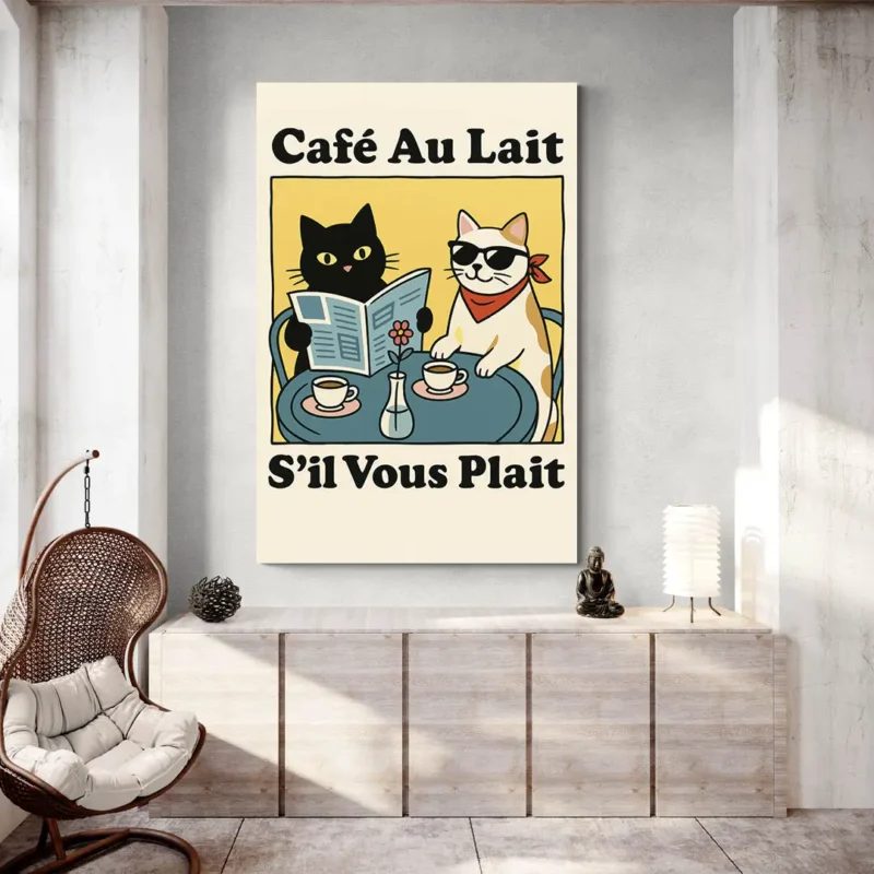 Affiche chats droles