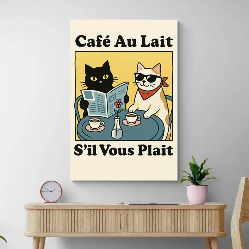Affiche chats droles