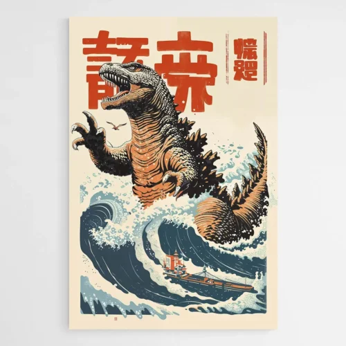 Affiche Godzilla vintage