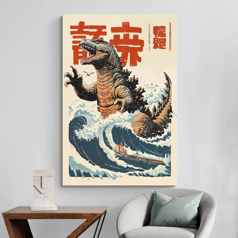 Affiche Godzilla vintage