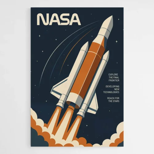 Affiche Nasa vintage