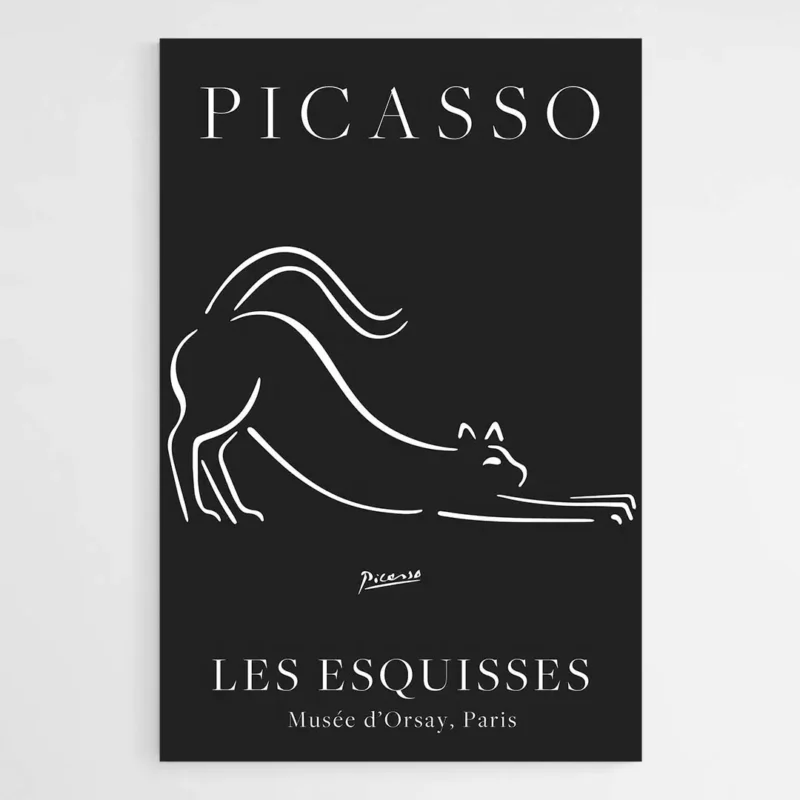 Affiche chat Picasso