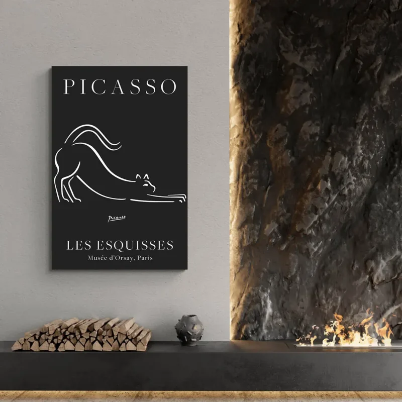 Affiche chat Picasso