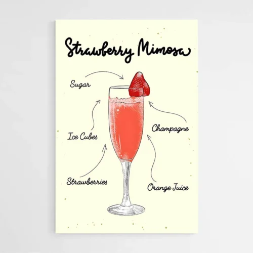 Affiche Strawberry Mimosa