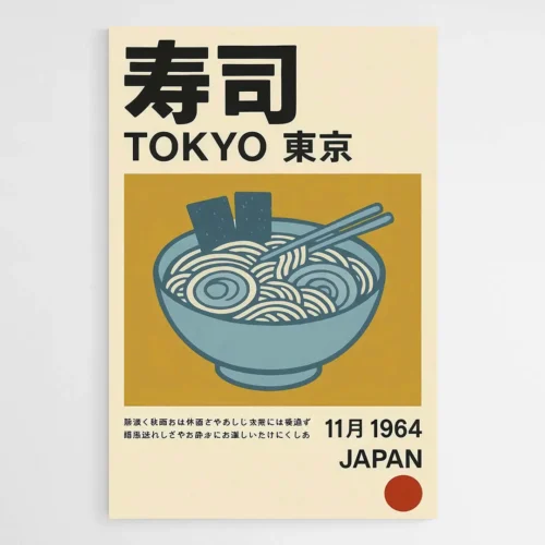 Affiche Tokyo ramen