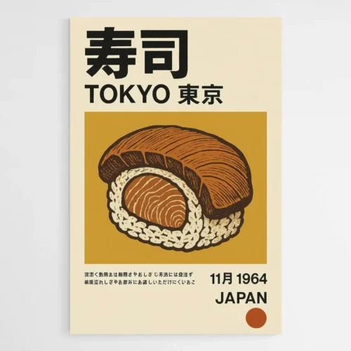 Affiche Tokyo sushi