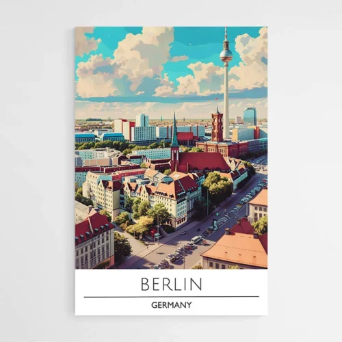 Affiche Voyage Berlin Allemagne