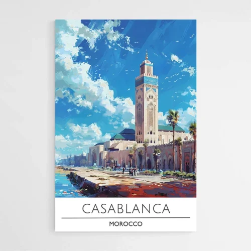 Affiche Voyage Casablanca