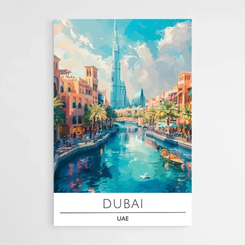Affiche Voyage Dubai