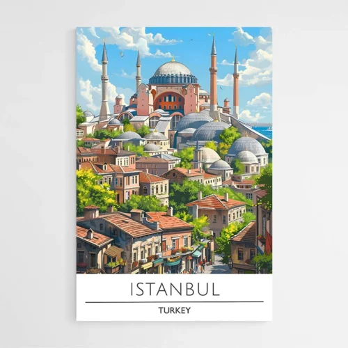 Affiche Voyage Istanbul Turquie