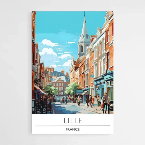 Affiche Voyage Lille
