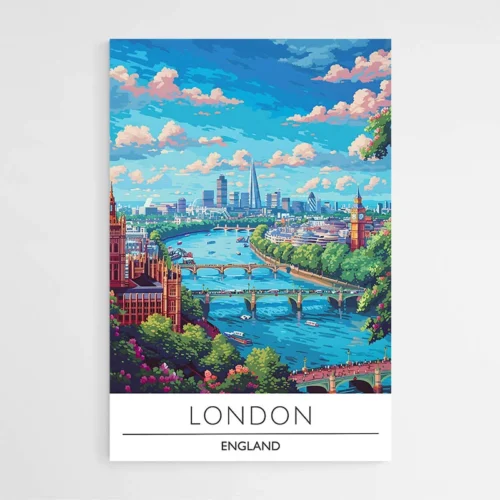 Affiche Voyage Londres