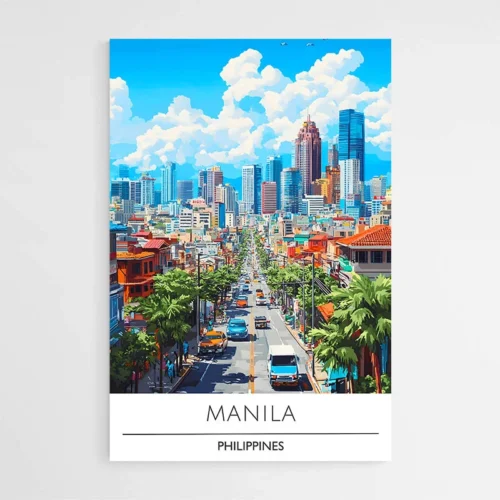 Affiche Voyage Manilles