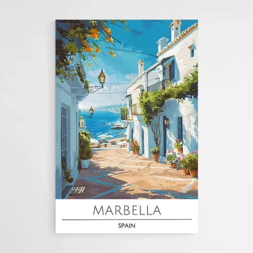 Affiche Voyage Marbella