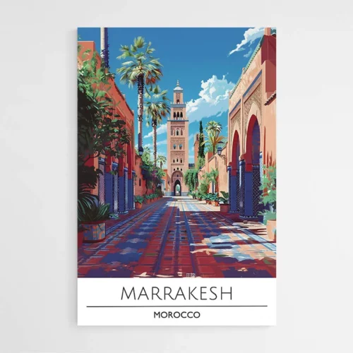 Affiche Voyage Marrakesh