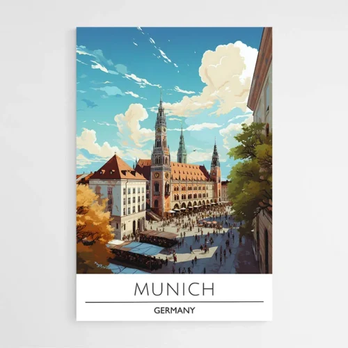 Affiche Voyage Munich