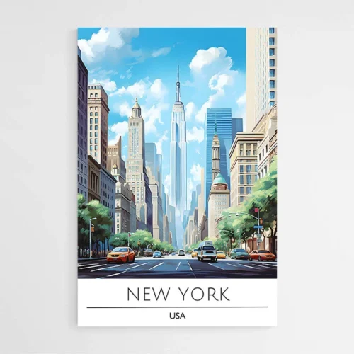 Affiche Voyage New York