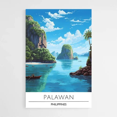 Affiche Voyage Palawan
