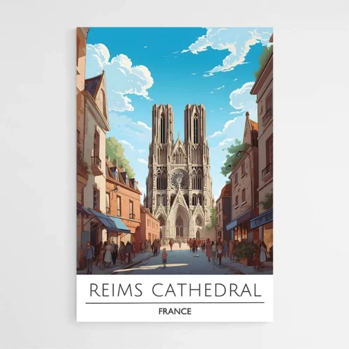 Affiche Voyage Reims