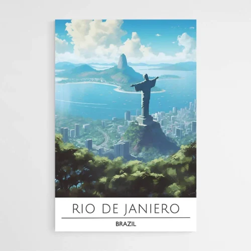 Affiche Voyage Rio De Janiero