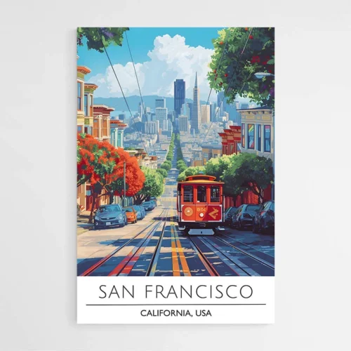 Affiche Voyage San Francisco