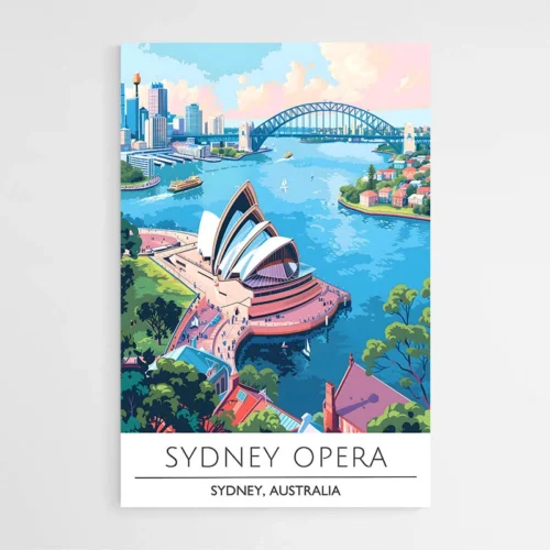 Affiche Voyage Sidney