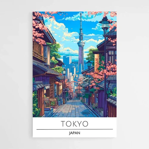 Affiche Voyage Tokyo
