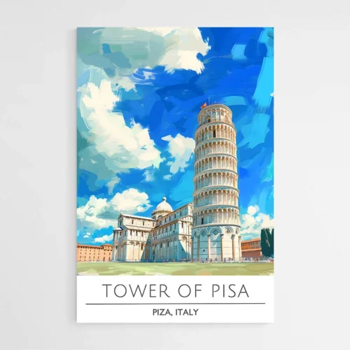 Affiche Voyage Tour de Pise