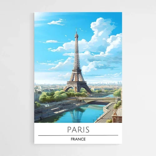 Affiche Voyage Tour Eiffel