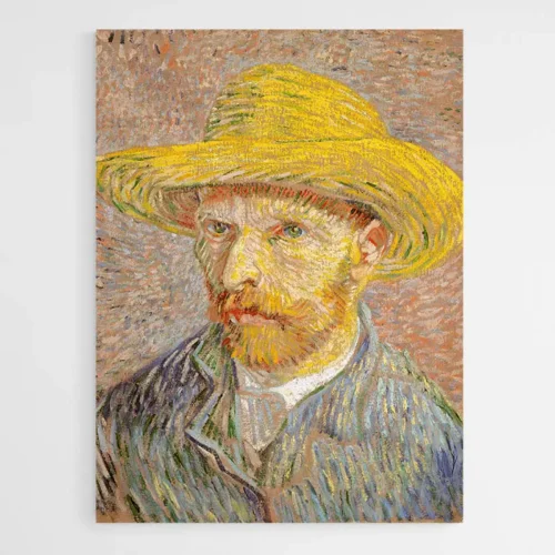 Autoportrait au Chapeau de Paille - Van Gogh