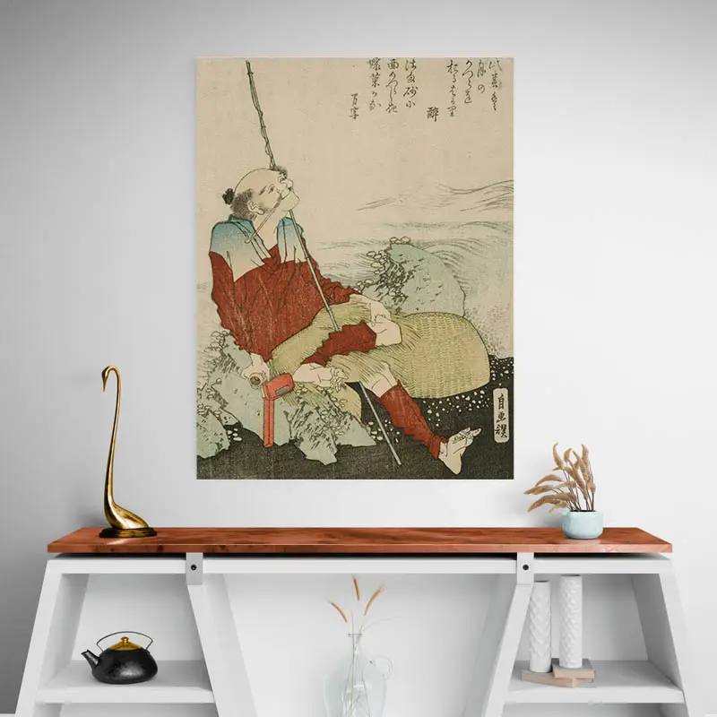 Autoportrait - Hokusai