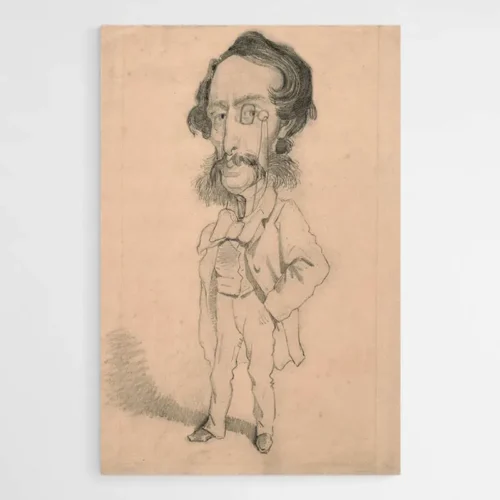 Caricature de Mario Uchard - Monet