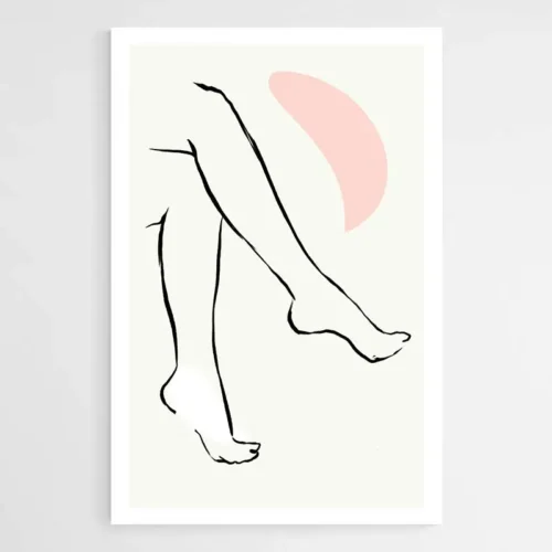 Dessin Jambe Minimaliste