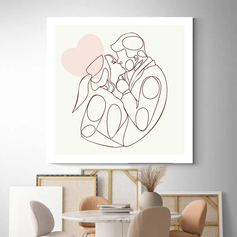 Dessin Minimaliste Baiser