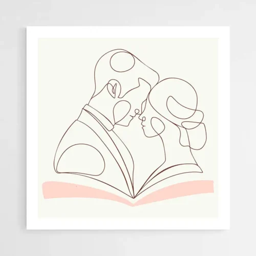 Dessin Minimaliste Couple