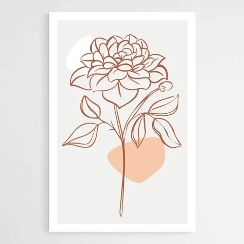 Dessin Minimaliste Fleur