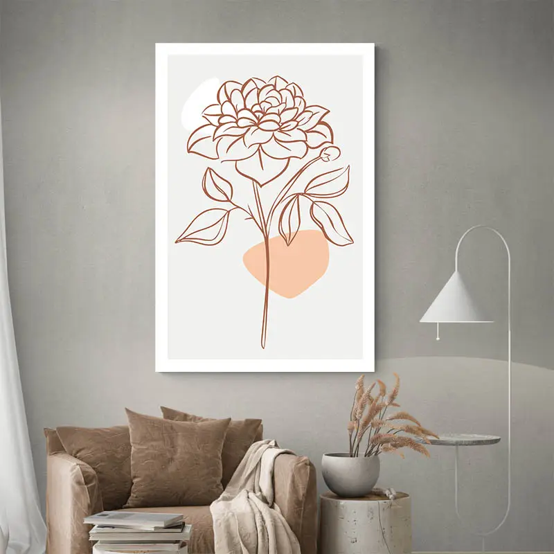 Dessin Minimaliste Fleur