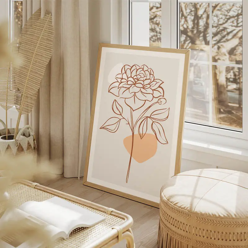 Dessin Minimaliste Fleur