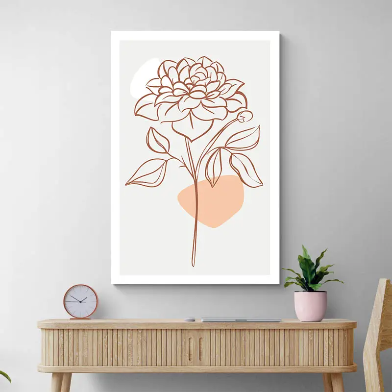 Dessin Minimaliste Fleur