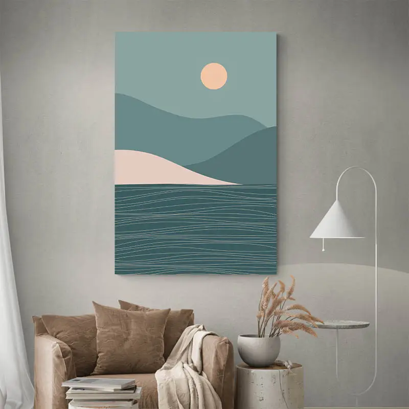 Dessin Minimaliste Mer