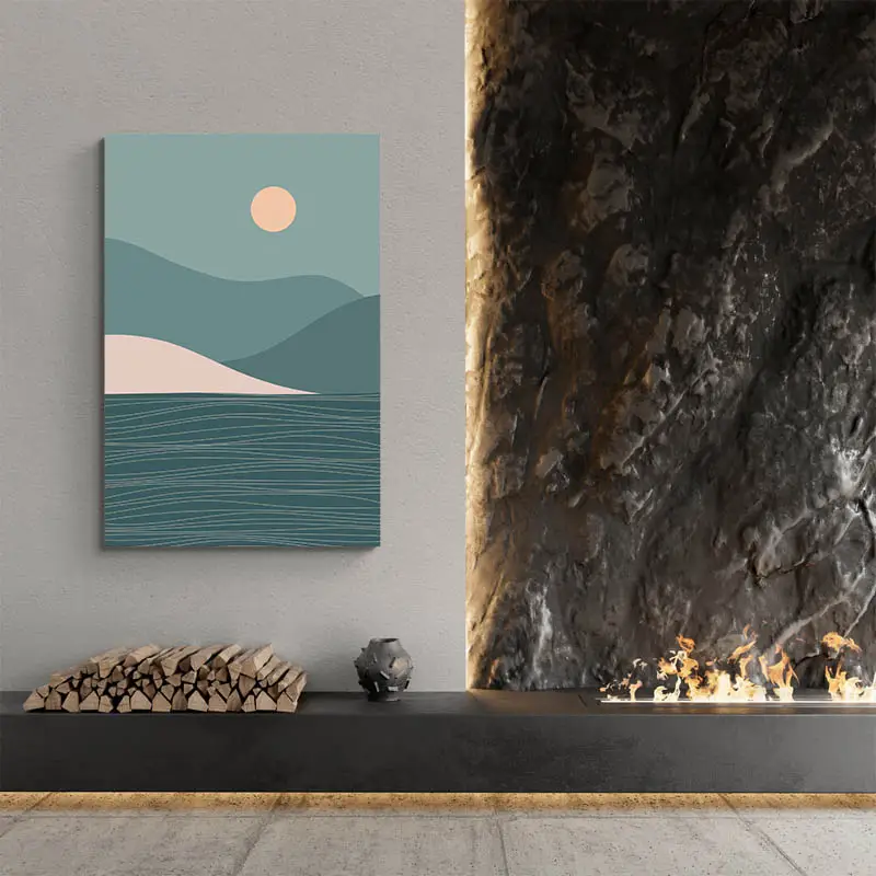 Dessin Minimaliste Mer