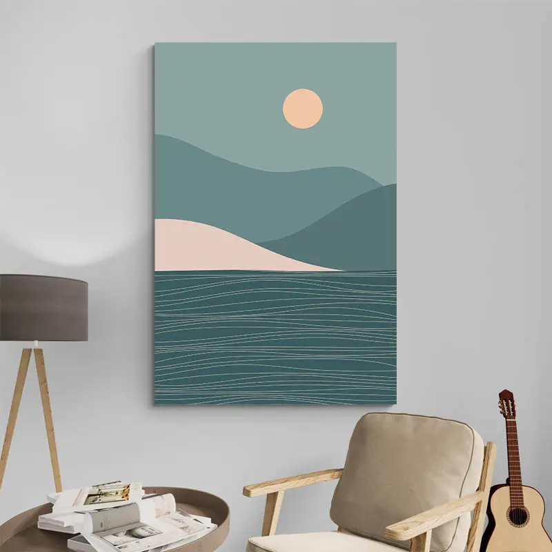 Dessin Minimaliste Mer