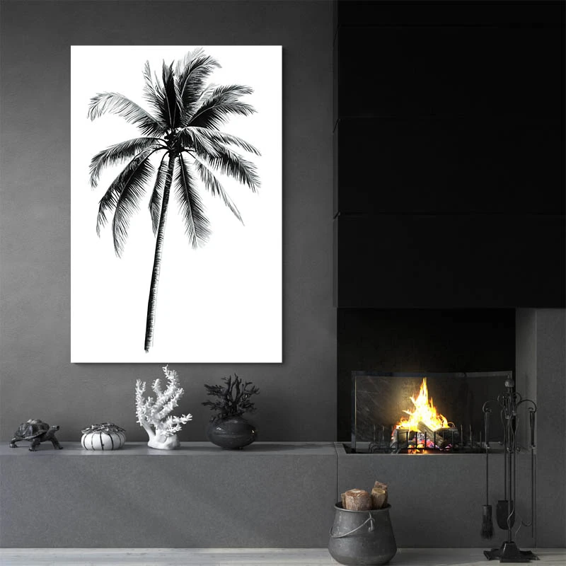 Dessin Palmier Minimaliste