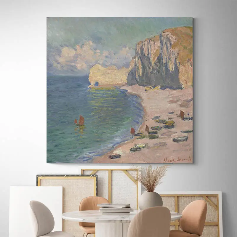 Étretat Falaise d'Amont - Monet